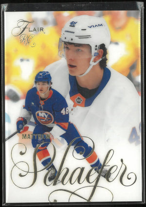 2025-26 Upper Deck Fleer Flair Rookie Matthew Schaefer RC 