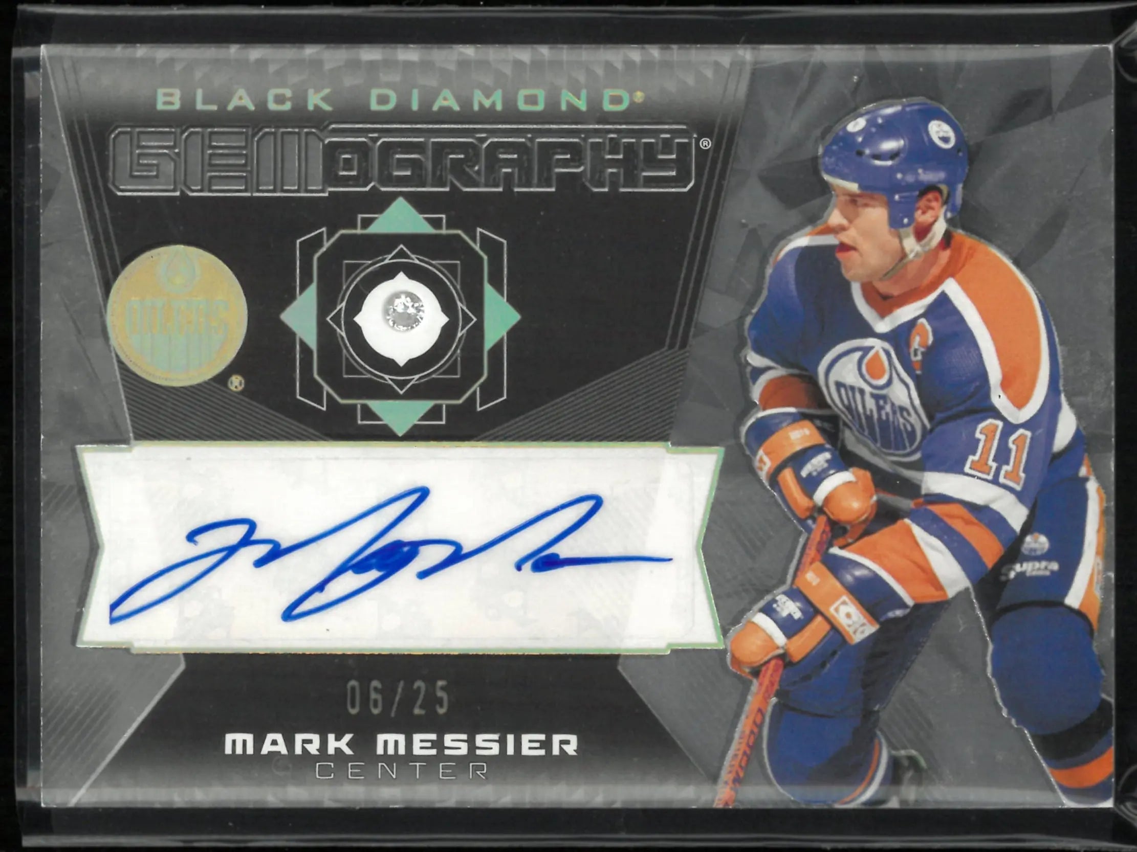 2025-26 Upper Deck Gemography Clear Diamond Mark Messier Autograph /25 