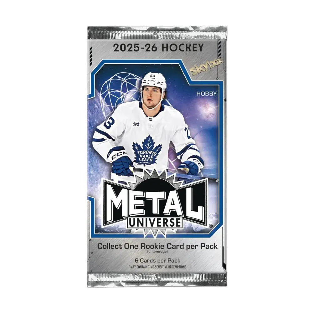 2025-26 Upper Deck Metal Universe Hockey Hobby Pack (Single Pack Sales) 