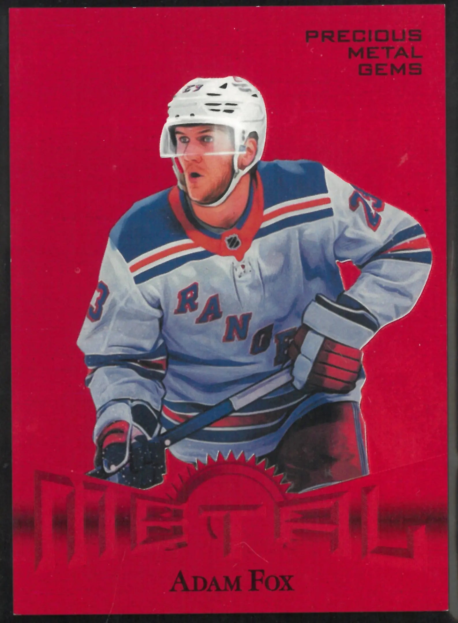 2025/26 Upper Deck Metal Universe Precious Metal Gems Adam Fox Red /100 