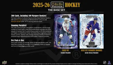 2025-26 Upper Deck O-Pee-Chee Platinum Hockey Hobby Box 