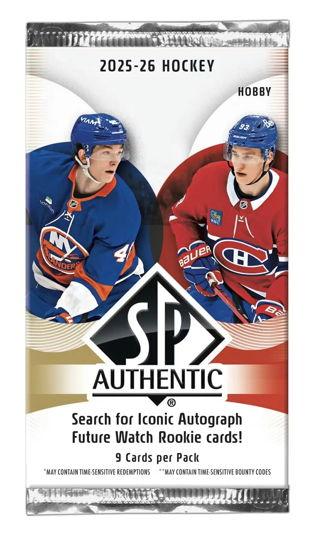 2025-26 Upper Deck SP Authentic Hockey Hobby Pack (Single Pack Sales) 