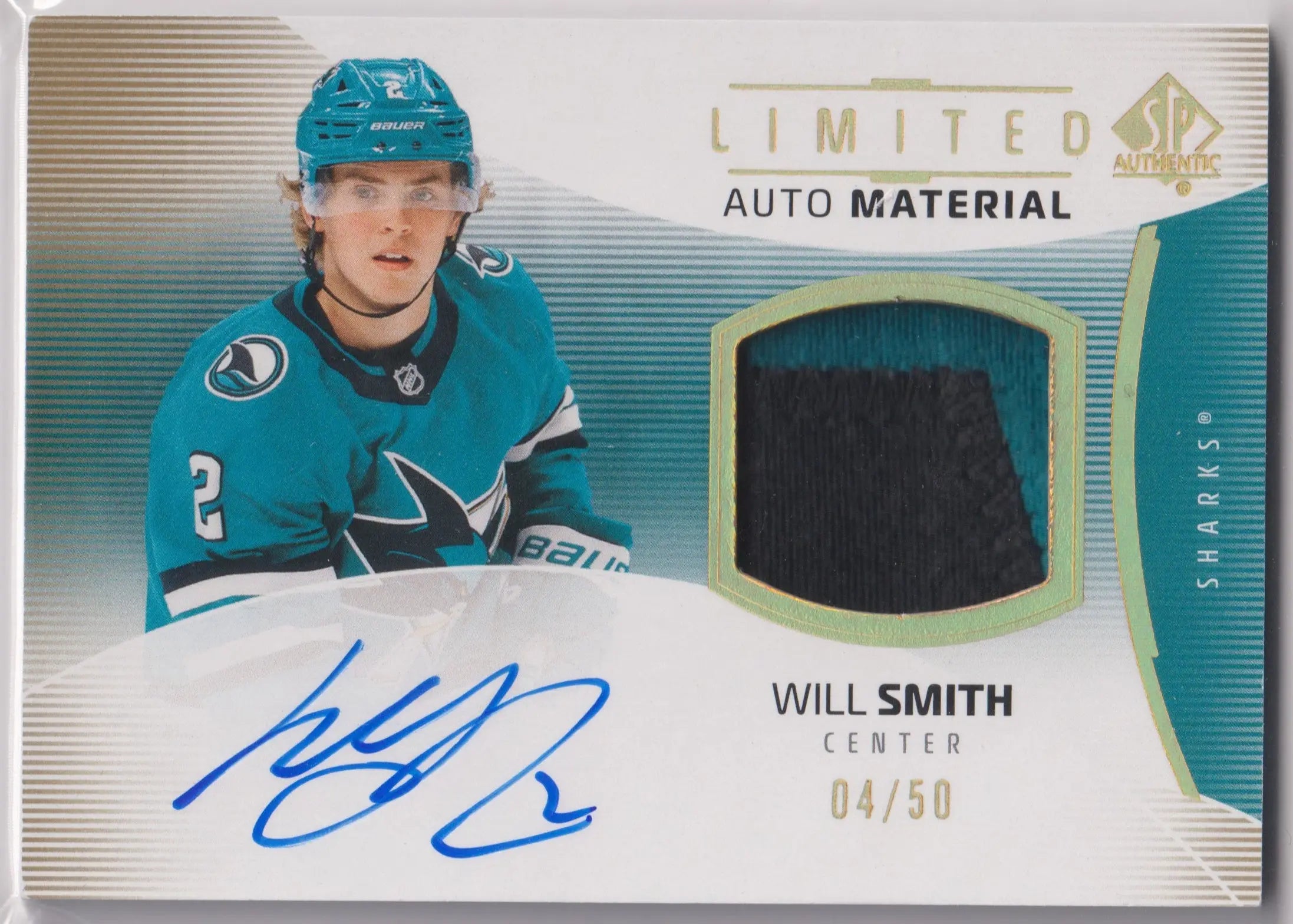 2025-26 Upper Deck SP Authentic Limited Autograph Patch Will Smith Auto /50 