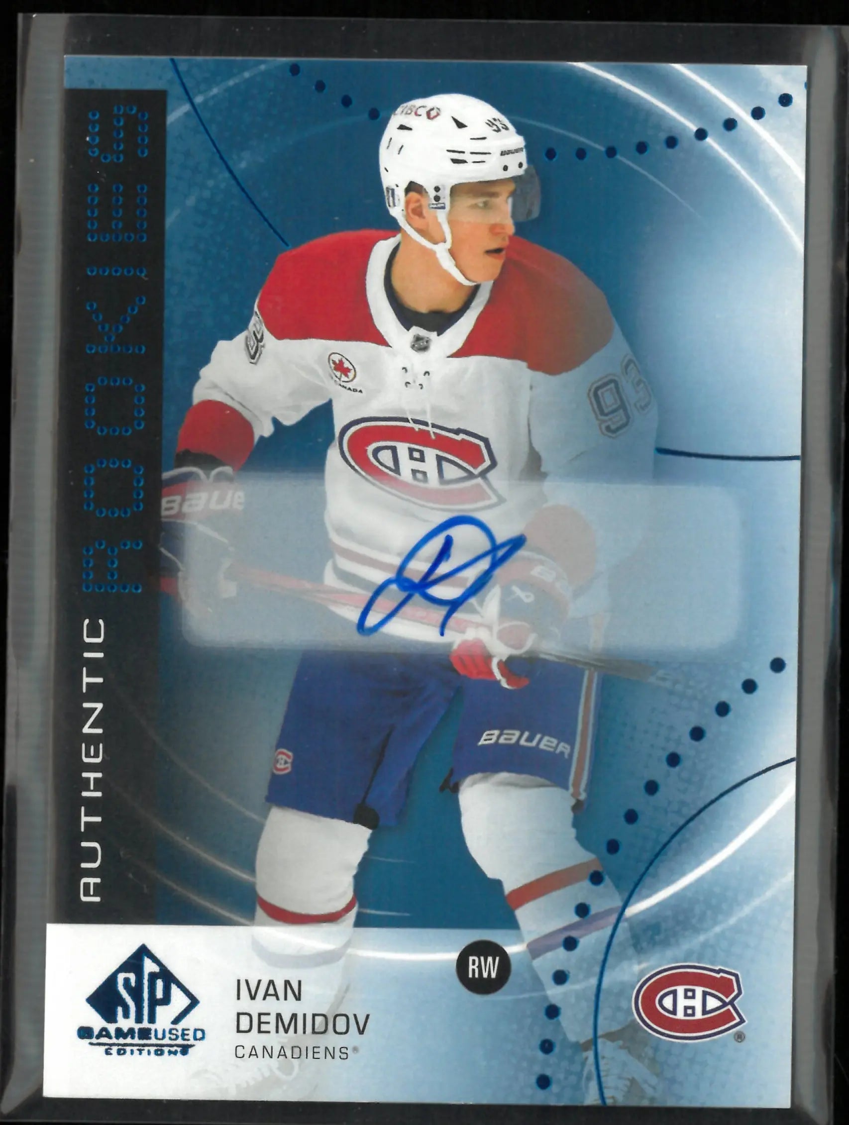 2025-26 Upper Deck SP Game Used Ivan Demidov Rookie Autograph 