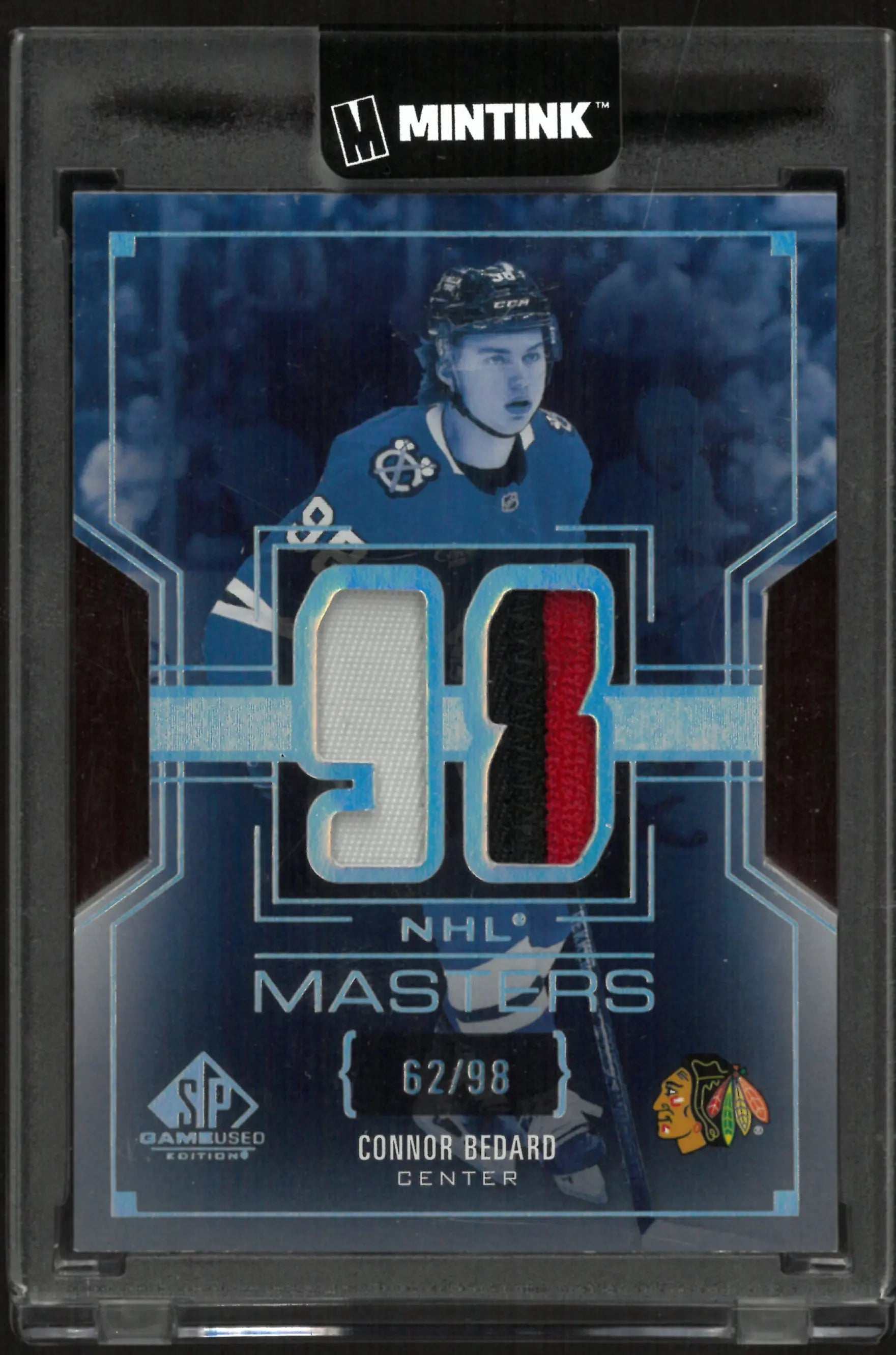 2025-26 Upper Deck SP Game Used NHL Masters Connor Bedard /98 