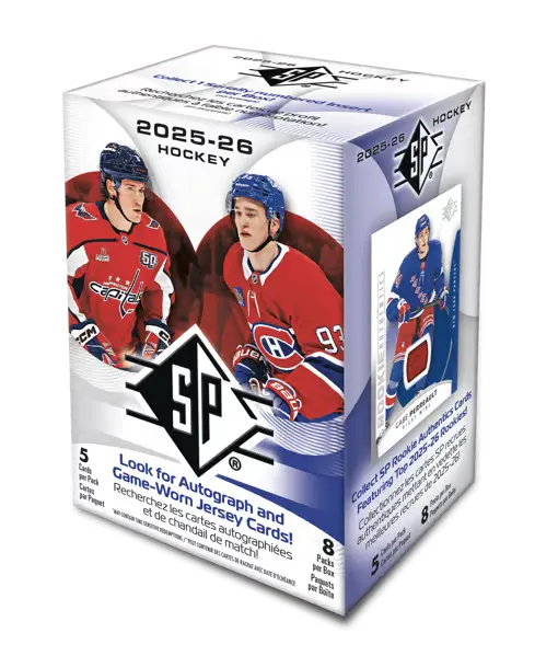 2025-26 Upper Deck SP Hockey 8-Pack Blaster Box 