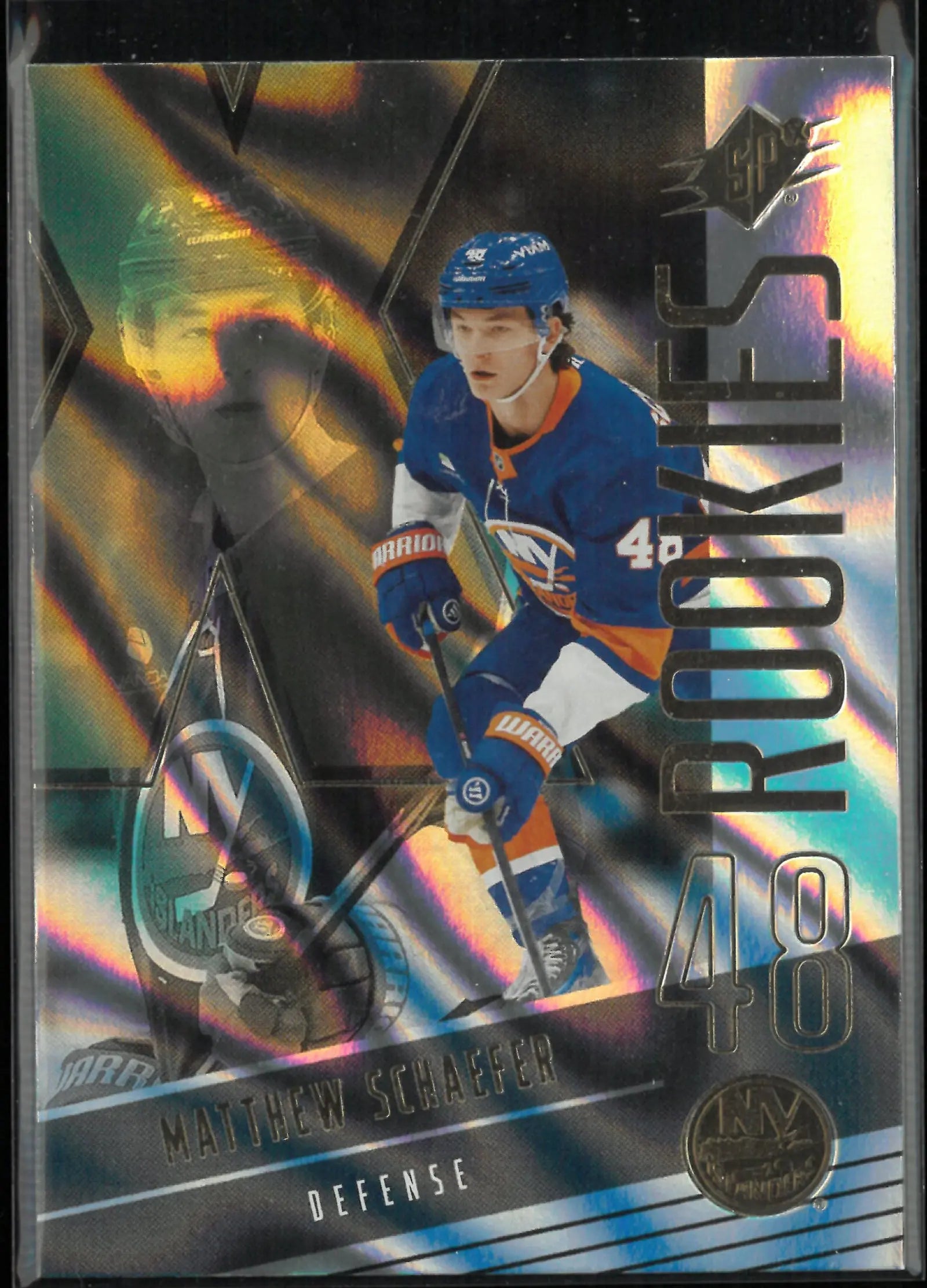 2025-26 Upper Deck SPx Rookies Matthew Schaefer Gold RC 