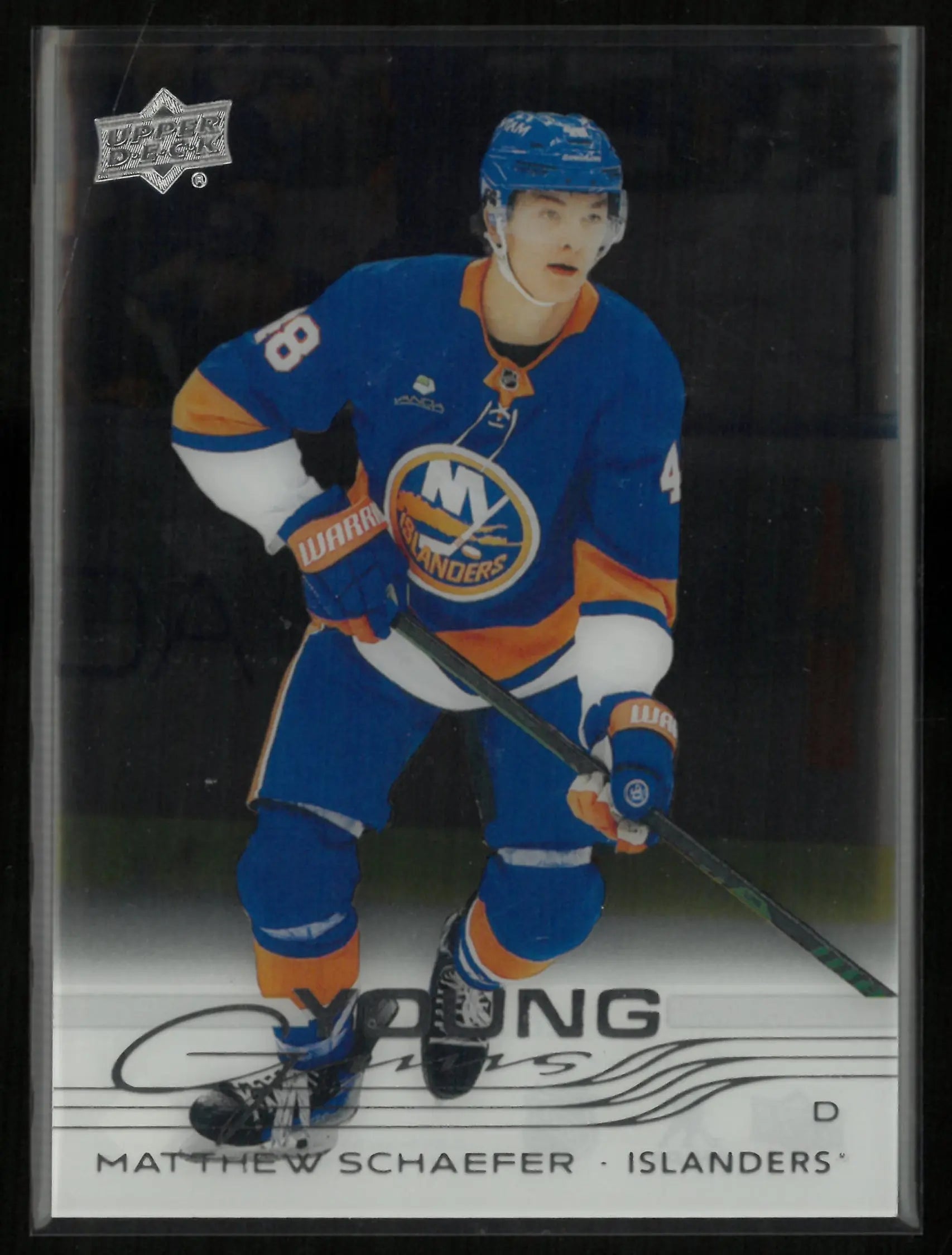2025-26 Upper Deck Series 2 Clear Cut Young Guns Rookie Matthew Schaefer RC 