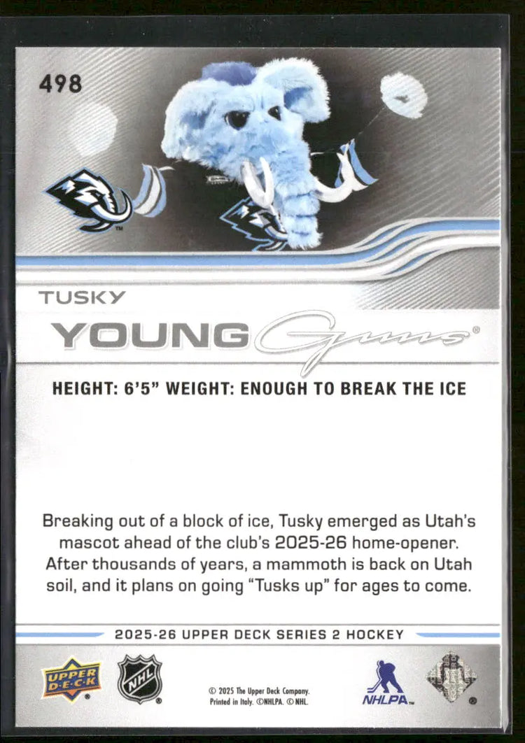 2025-26 Upper Deck Series 2 Deluxe Young Guns Tusky /250 