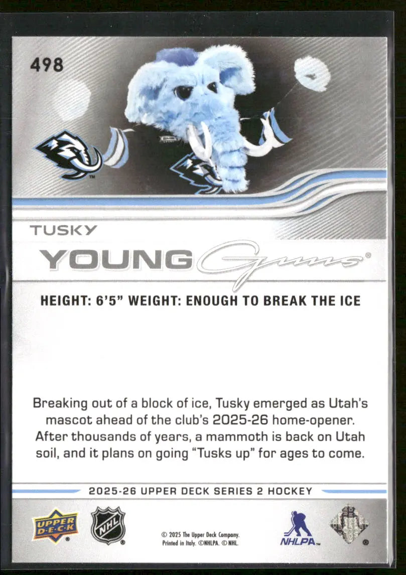 2025-26 Upper Deck Series 2 Deluxe Young Guns Tusky /250 