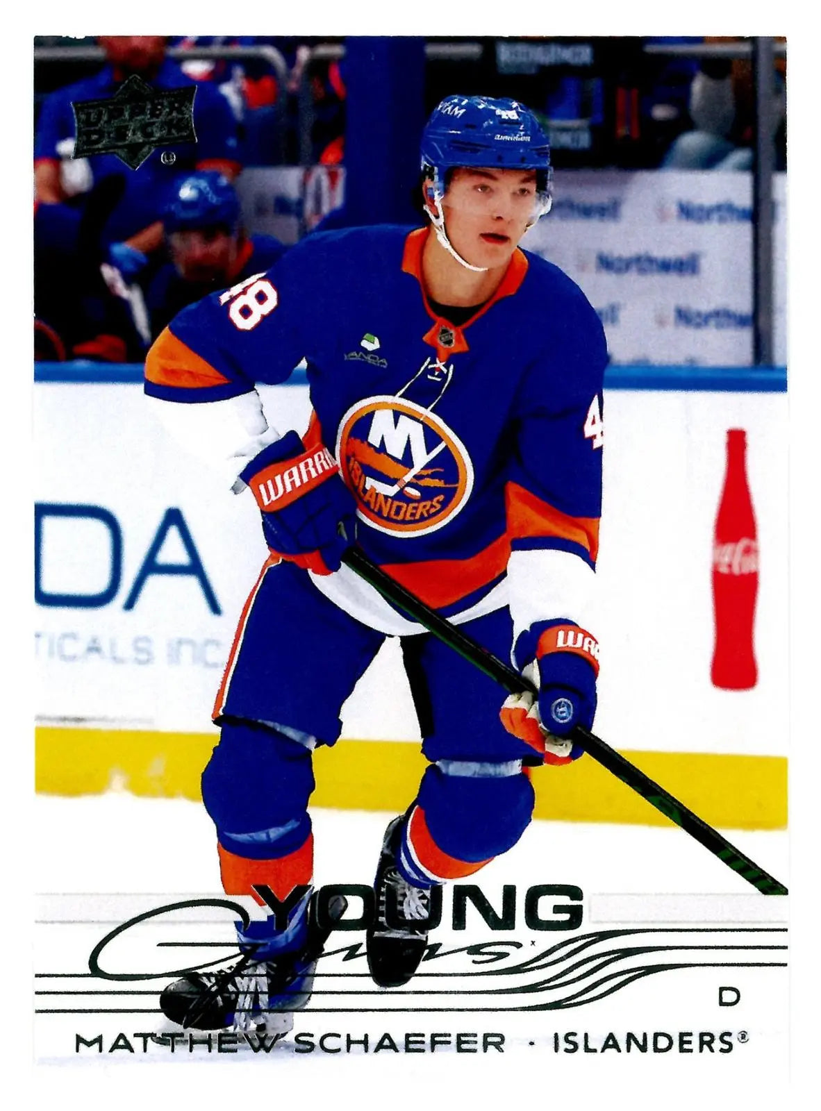 2025-26 Upper Deck Series 2 Hockey Rookie Young Guns Matthew Schaefer RC 