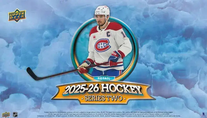 2025-26 Upper Deck Series 2 Hockey Tin 