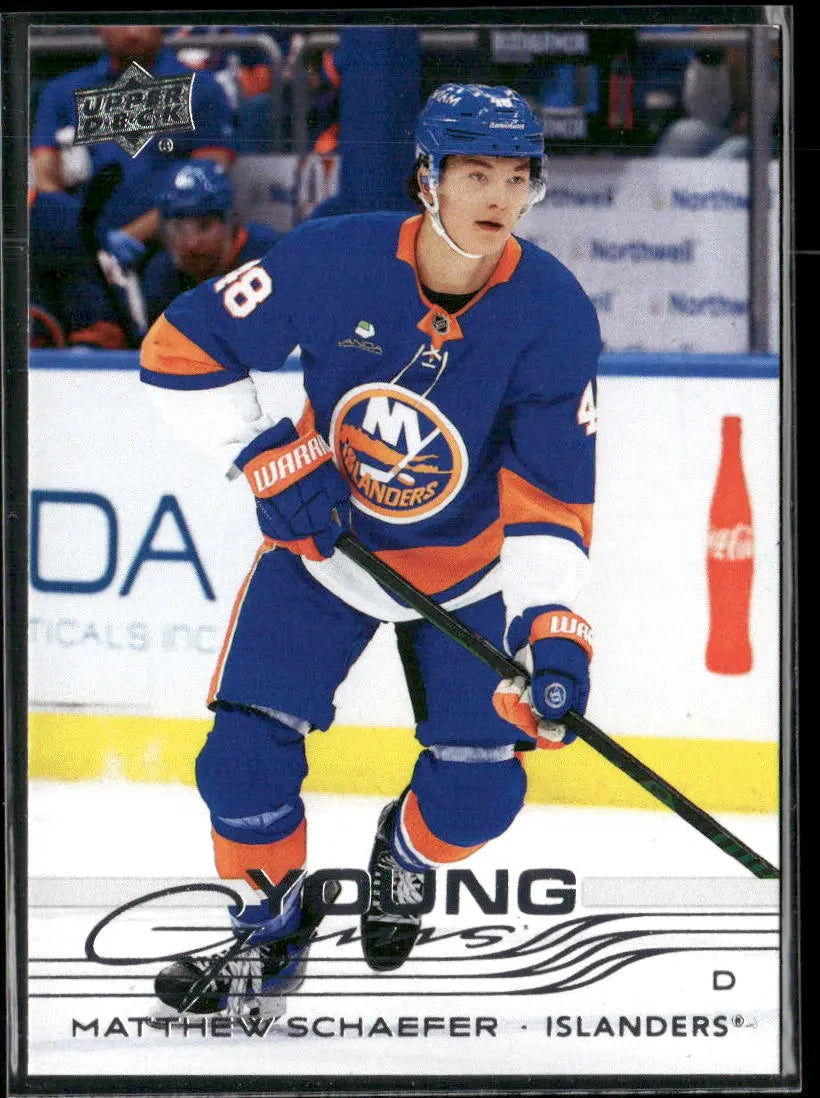 2025-26 Upper Deck Series 2 Hockey Young Guns Rookie Matthew Schaefer 