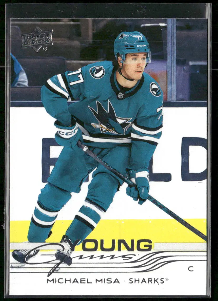 2025-26 Upper Deck Series 2 Hockey Young Guns Rookie Michael Misa 