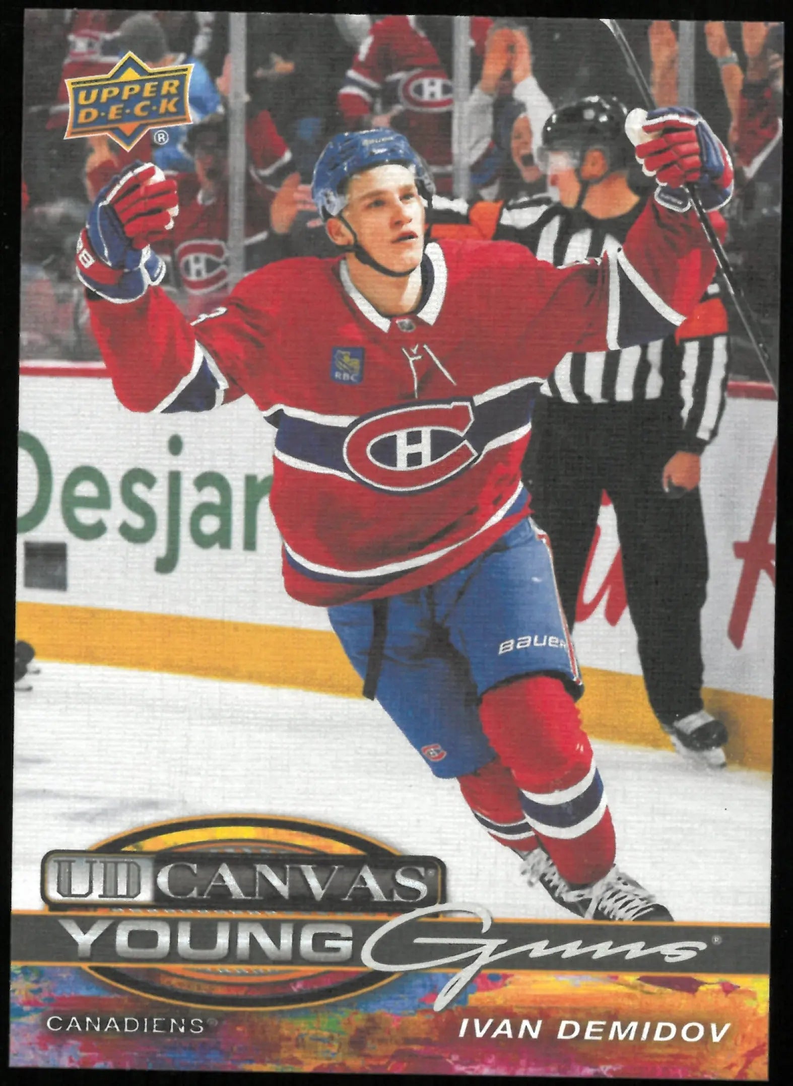2025-26 Upper Deck Series 2 Ivan Demidov UD Canvas Young Guns RC 