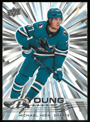 2025-26 Upper Deck Series 2 Michael Misa Young Guns RC Outburst 