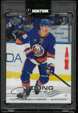 2025-26 Upper Deck Series 2 Young Guns Matthew Schaefer RC Rookie 