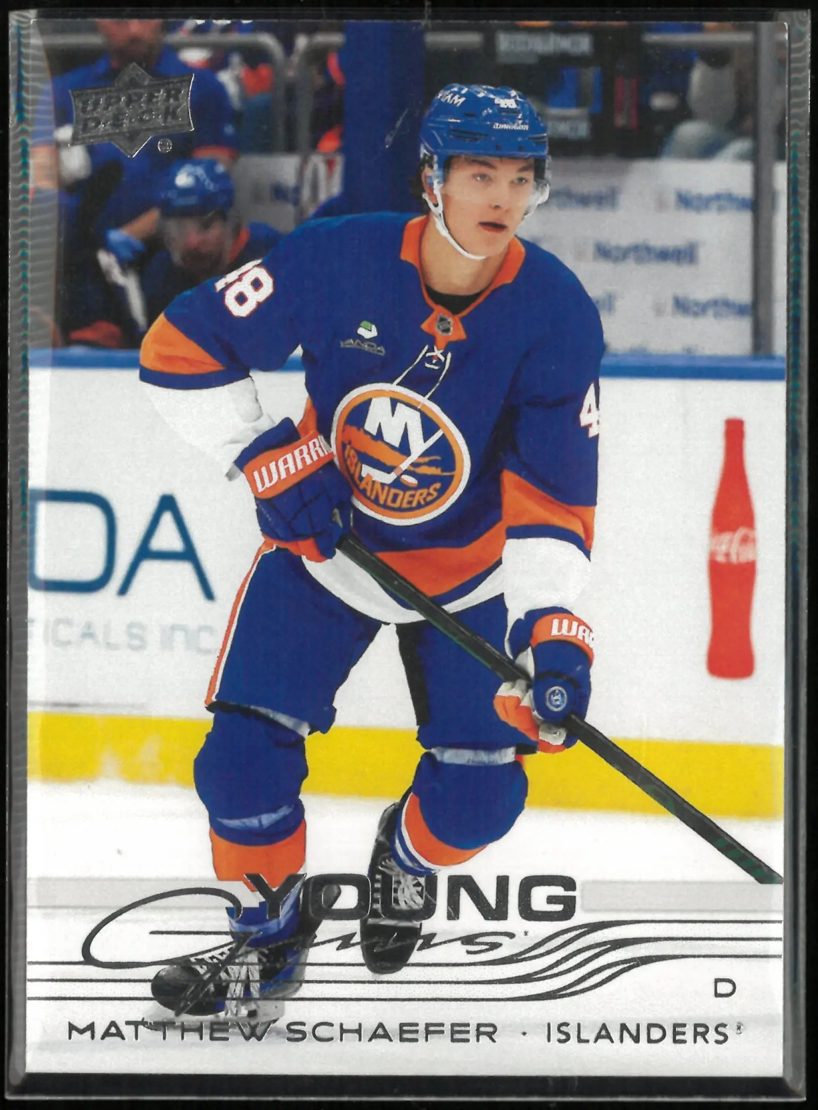 2025-26 Upper Deck Series 2 Young Guns Matthew Schaefer Rookie RC 