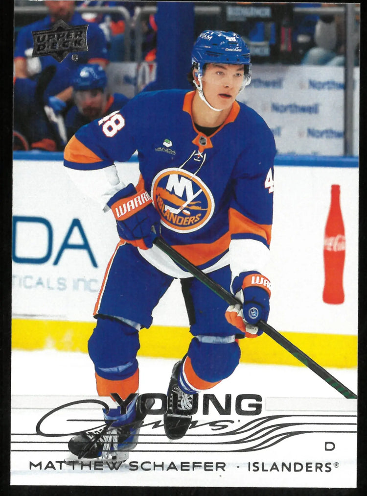 2025-26 Upper Deck Series 2 Young Guns Rookie Matthew Schaefer 