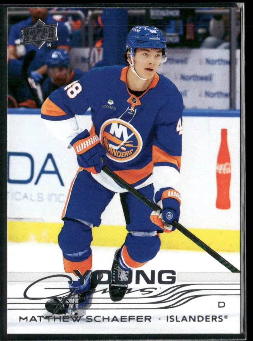 2025-26 Upper Deck Series 2 Young Guns Rookie Matthew Schaefer 
