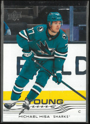 2025-26 Upper Deck Series 2 Young Guns Rookie Michael Misa RC 