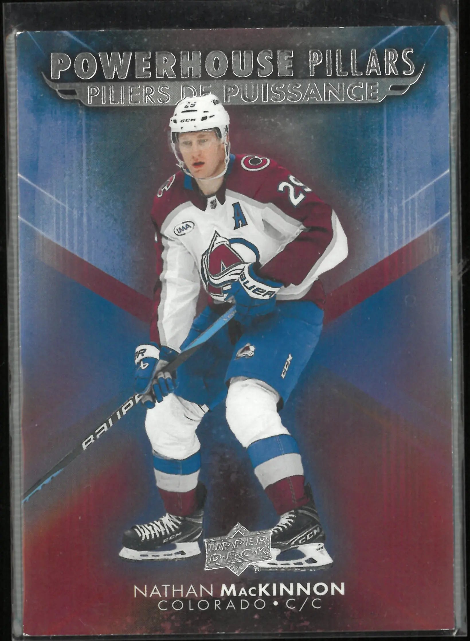 2025-26 Upper Deck Tim Hortons Series Powerhouse Pillars Nathan MacKinnon 