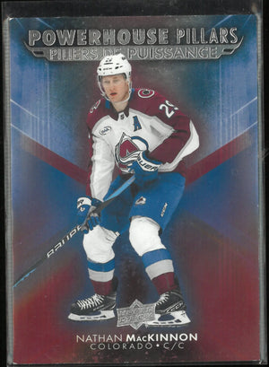 2025-26 Upper Deck Tim Hortons Series Powerhouse Pillars Nathan MacKinnon 