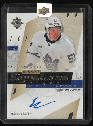 2025-26 Upper Deck UC Ultimate Signatures Rookie Autograph Easton Cowan Auto RC 