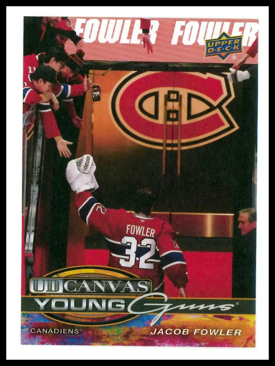 2025-26 Upper Deck UD Canvas Young Guns Rookie Jacob Fowler RC 