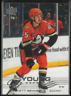 2025-26 Upper Deck #701 Beckett Sennecke Young Guns Rookie 