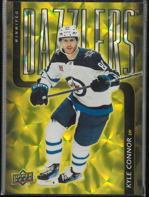 2025-26 Upper Deck #DZ-29 Kyle Connor Dazzlers Gold 