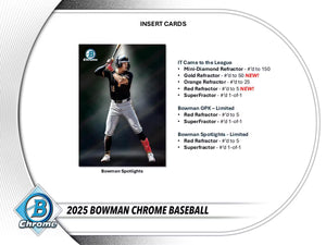 2025 Bowman Chrome Baseball Breaker Delight Box 