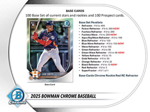 2025 Bowman Chrome Baseball Breaker Delight Box 