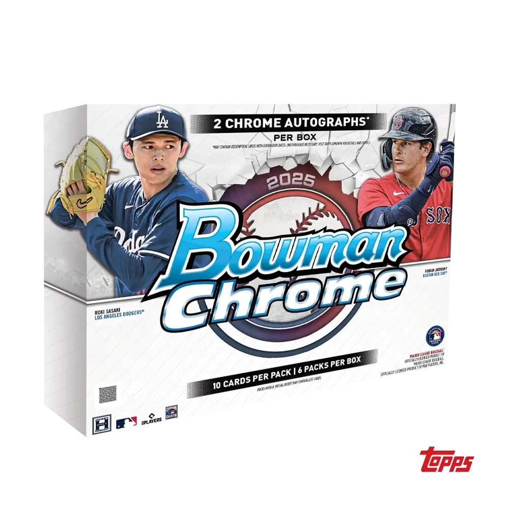 2025 Bowman Chrome Baseball Hobby Box 