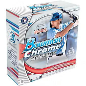 2025 Bowman Chrome Baseball Mega Box 