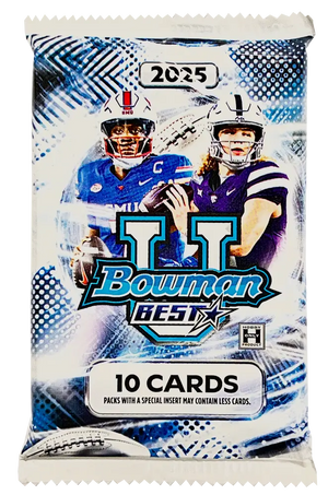 2025 Bowman University Best Football Hobby (Single pack sales) 