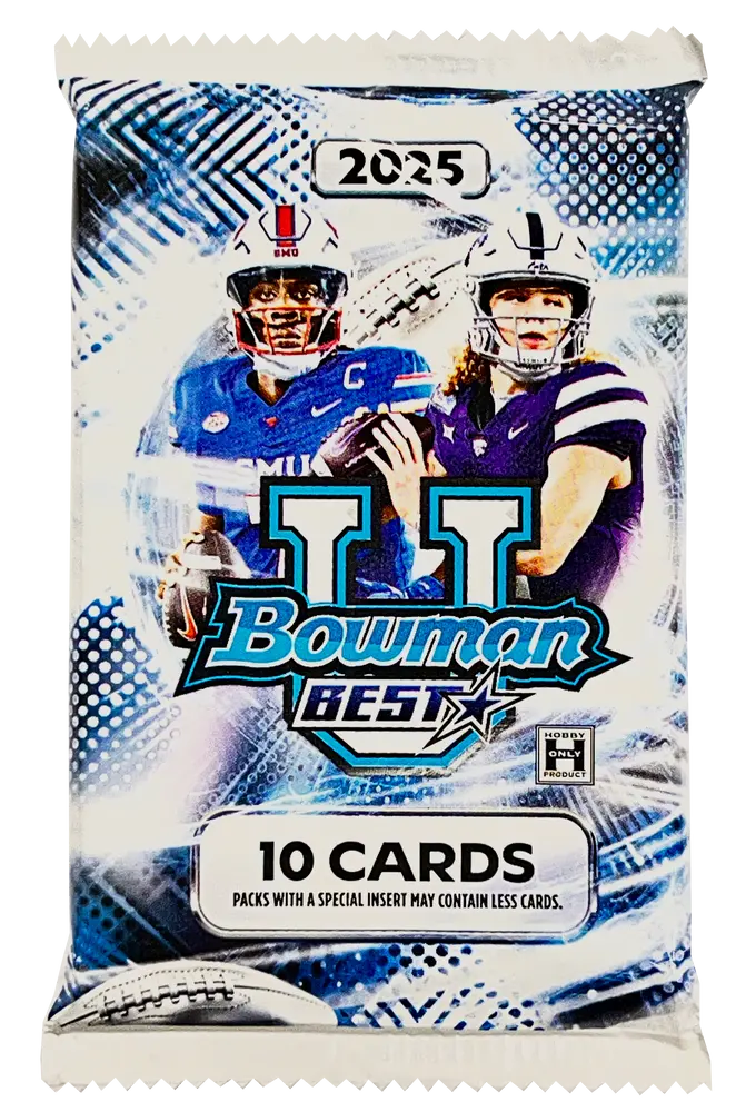 2025 Bowman University Best Football Hobby (Single pack sales) 