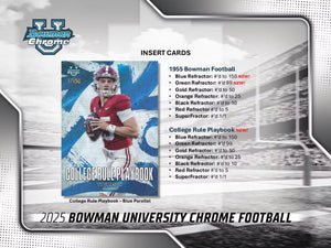 2025 Bowman University Chrome Football Breaker Delight Box 