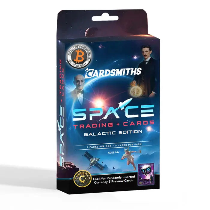 2025 Cardsmiths Currency Space Galactic Edition Trading Cards 2-Pack Collector Box 