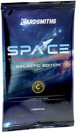 2025 Cardsmiths Currency Space Galactic Edition Trading Cards Mega Pack (Single Pack Sales) 