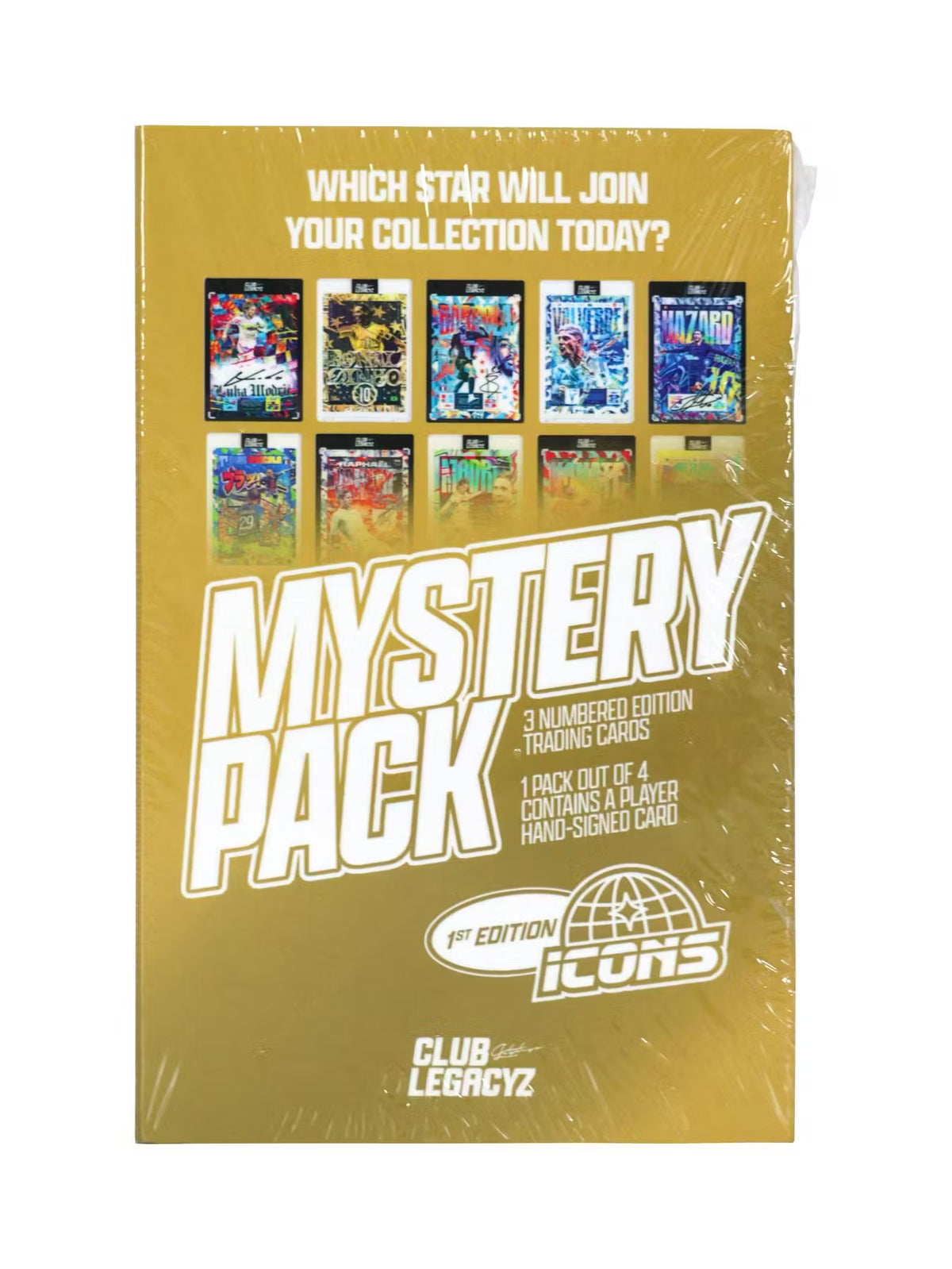 Buy 2025 Club Legacyz Icons Soccer First Edition Hobby Box