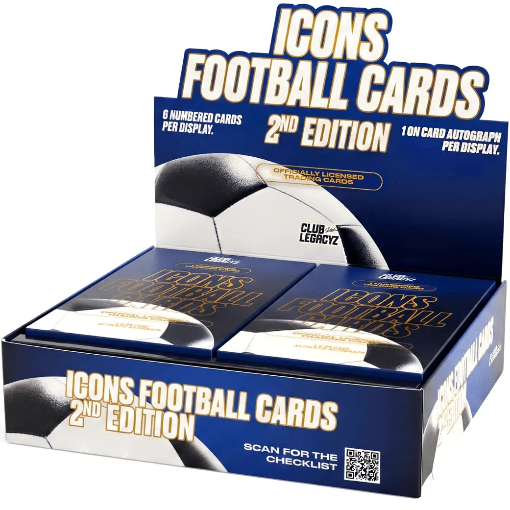 2025 Club Legacyz Icons Soccer Second Edition Hobby Box 