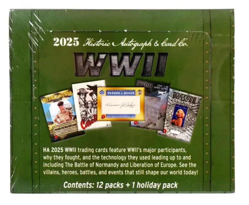 2025 Historic Autographs World War II Hobby Box 