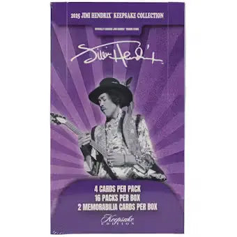 2025 Jimi Hendrix Keepsake Premiere Edition Hobby Box 