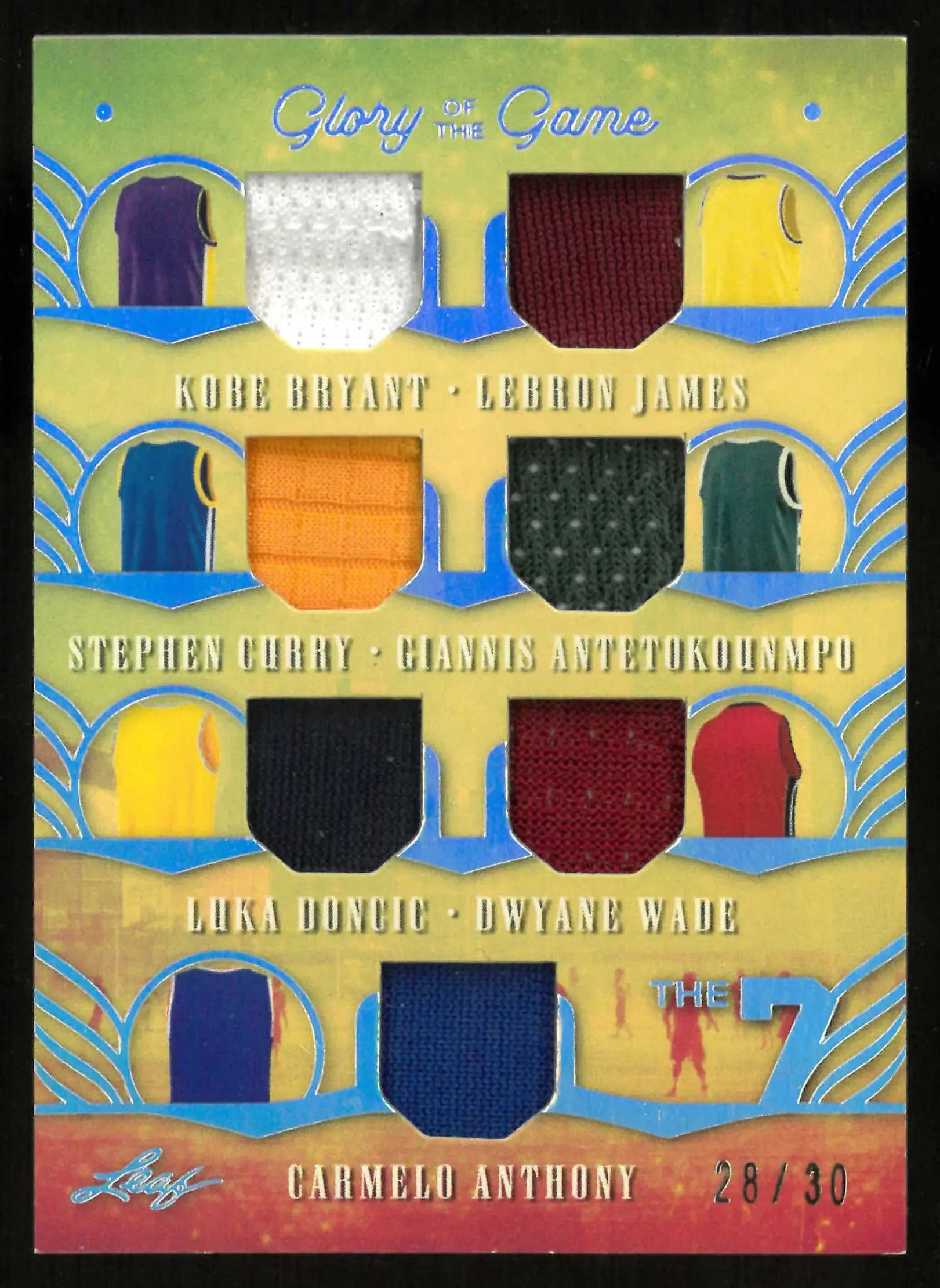 2025 Leaf Basketball Glory of the Game The 7 Patch /30 