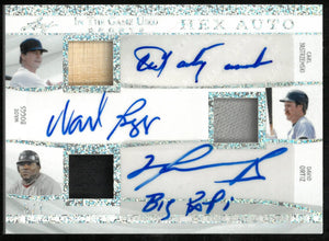 2025 Leaf In The Game Used Sports Hex Patch Auto Boggs Ortiz Martinez Damon /7 