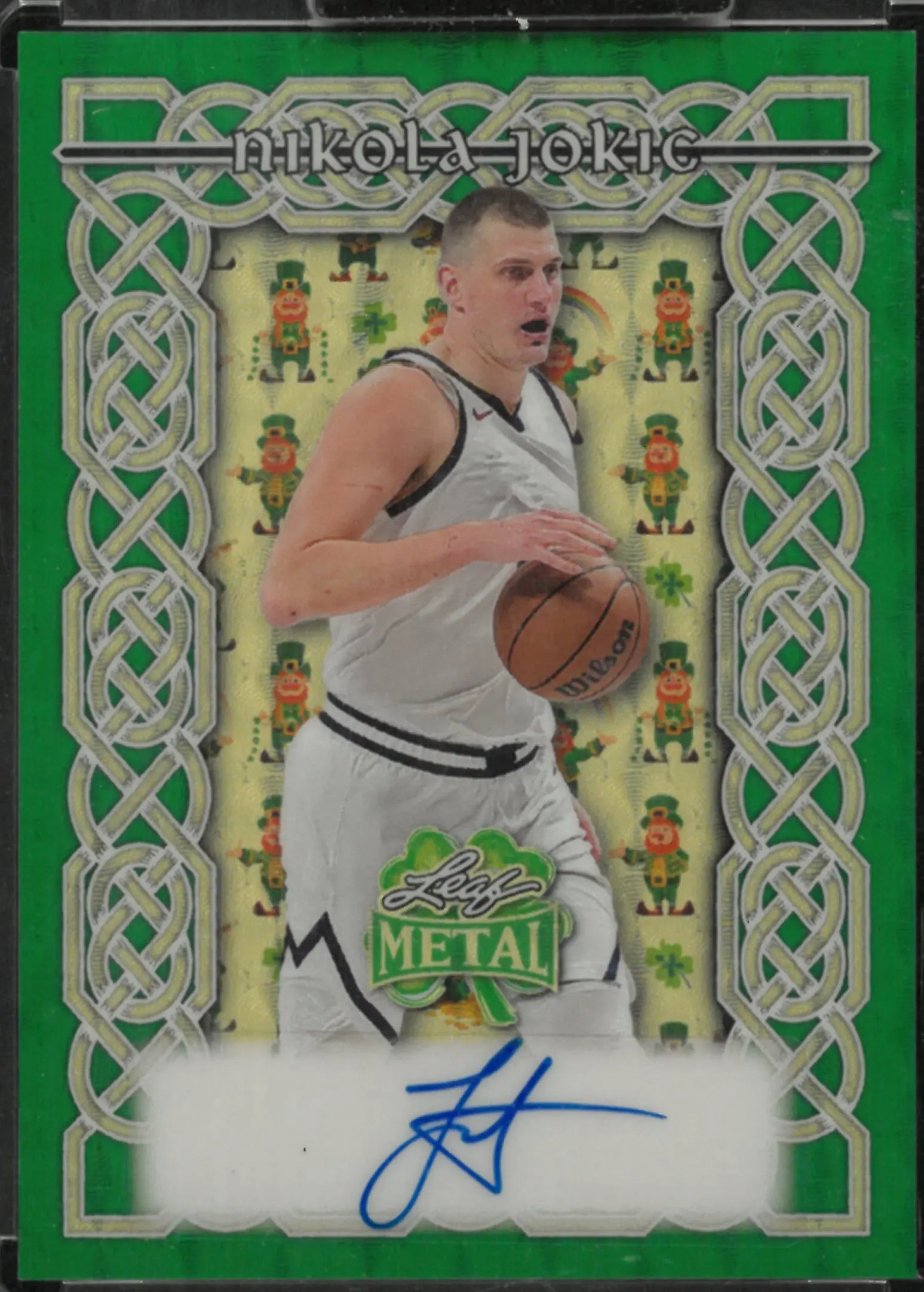 2025 Leaf Metal Nikola Jokic Autograph Green 1/1 