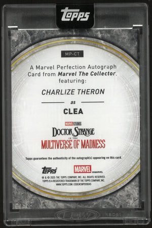 2025 Marvel The Collector Gold Perfection Auto Charlize Theron as Clea /100 