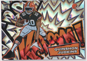 2025 Panini Absolute KABOOM! Horizontal Rookie Quinshon Judkins RC 