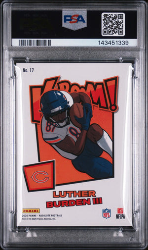 2025 Panini Absolute Kaboom! Horizontal Rookie Luther Burden III RC PSA 9 